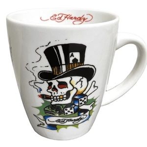 Ed Hardy Death Or Glory Skull Ace Panther Cup